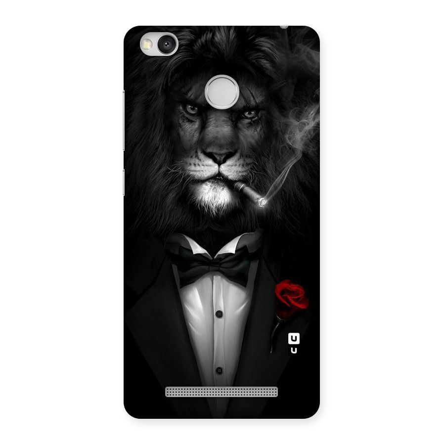 Lion Class Back Case for Redmi 3S Prime