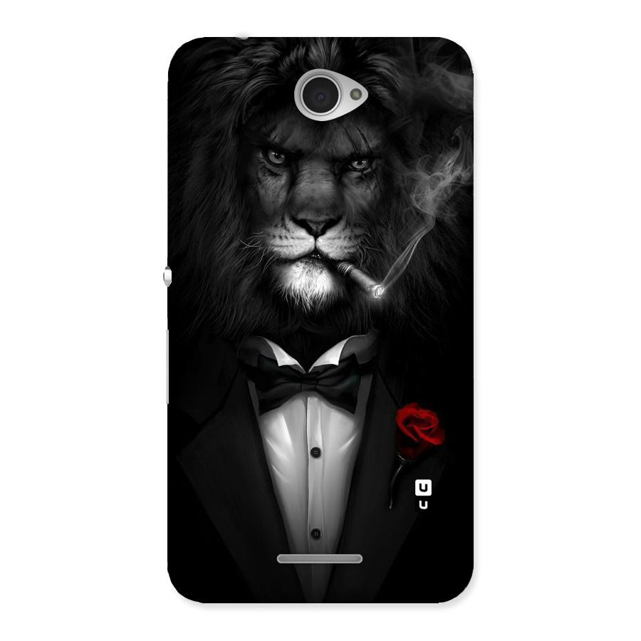 Lion Class Back Case for Sony Xperia E4