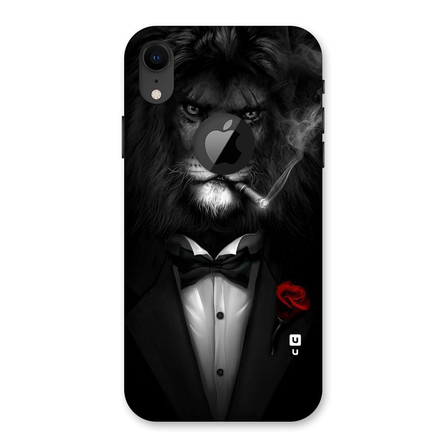 Lion Class Back Case for iPhone XR Logo Cut