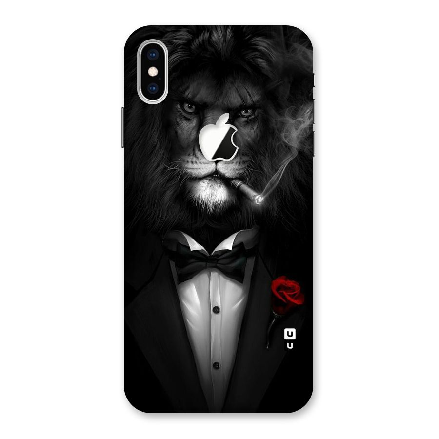 Lion Class Back Case for iPhone XS Max Apple Cut