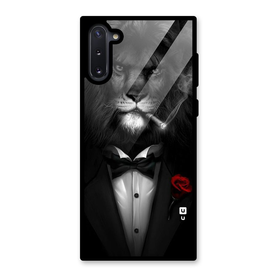 Lion Class Glass Back Case for Galaxy Note 10