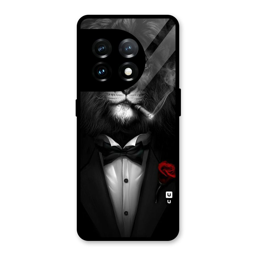 Lion Class Glass Back Case for OnePlus 11