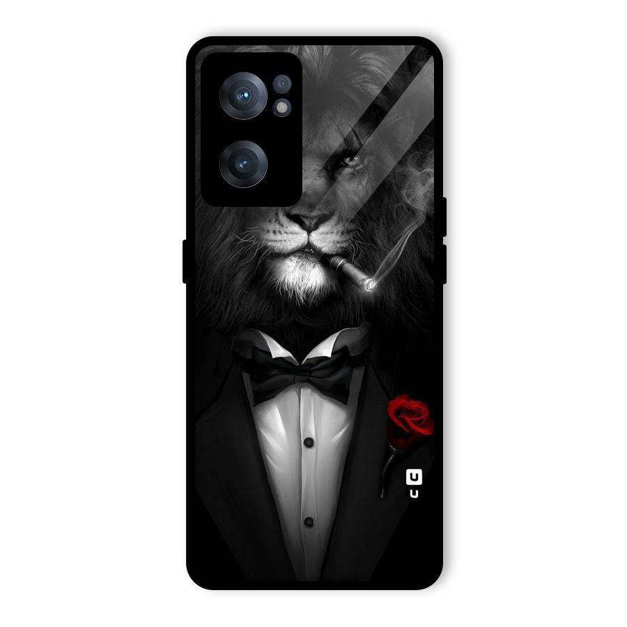 Lion Class Glass Back Case for OnePlus Nord CE 2 5G