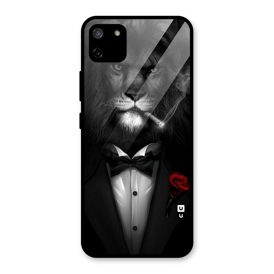 Lion Class Glass Back Case for Realme C11