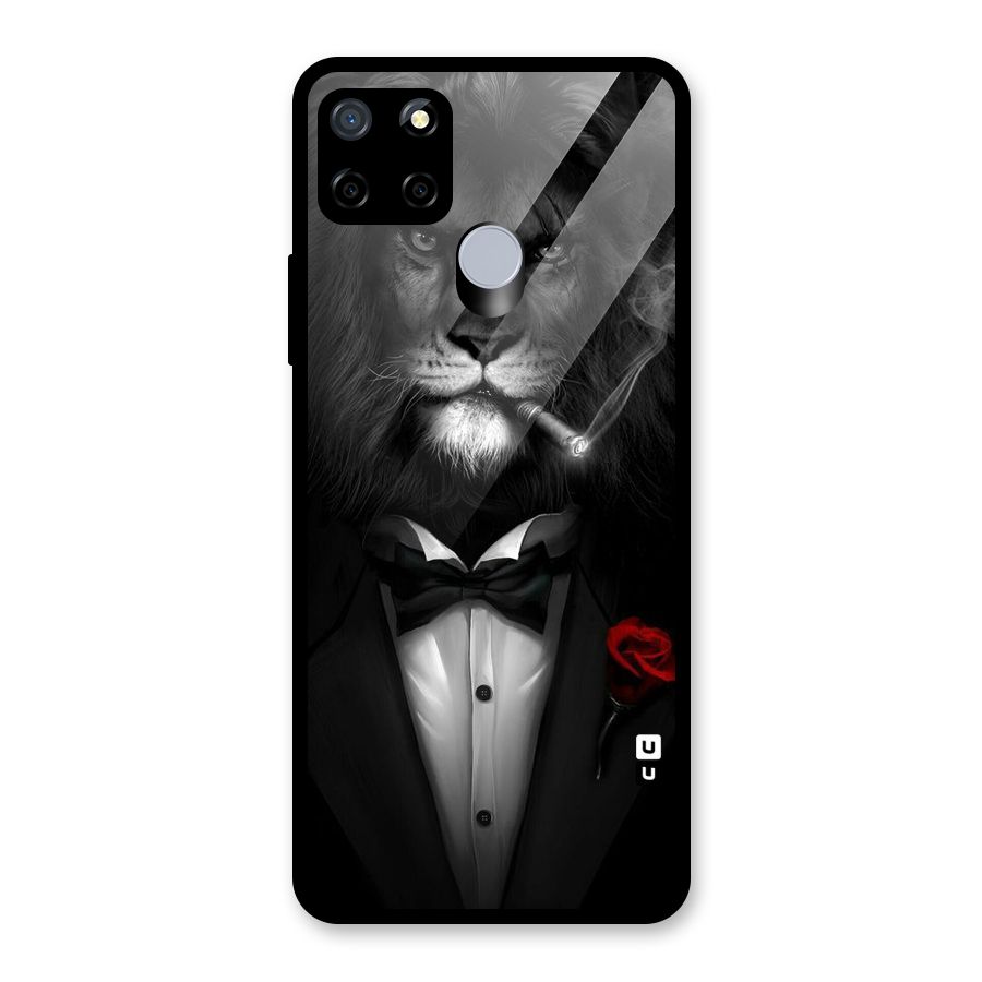 Lion Class Glass Back Case for Realme C12