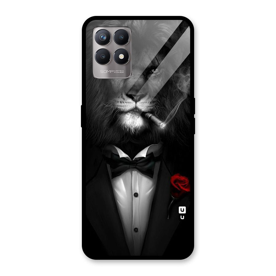 Lion Class Glass Back Case for Realme Narzo 50