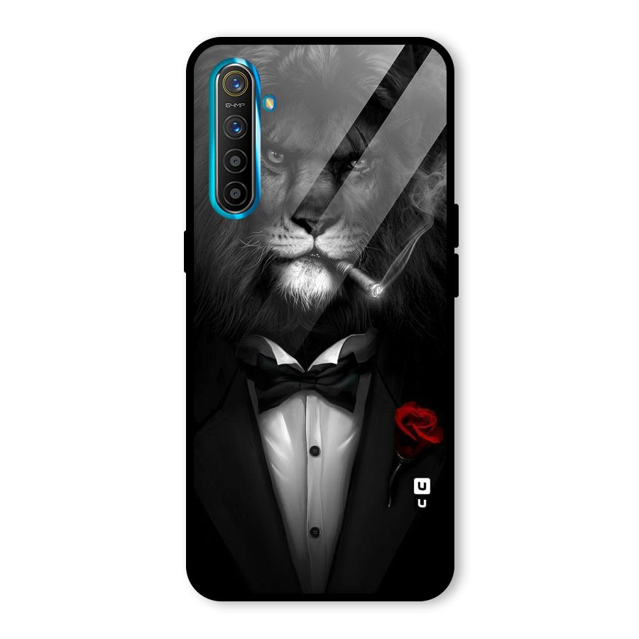 Lion Class Glass Back Case for Realme X2