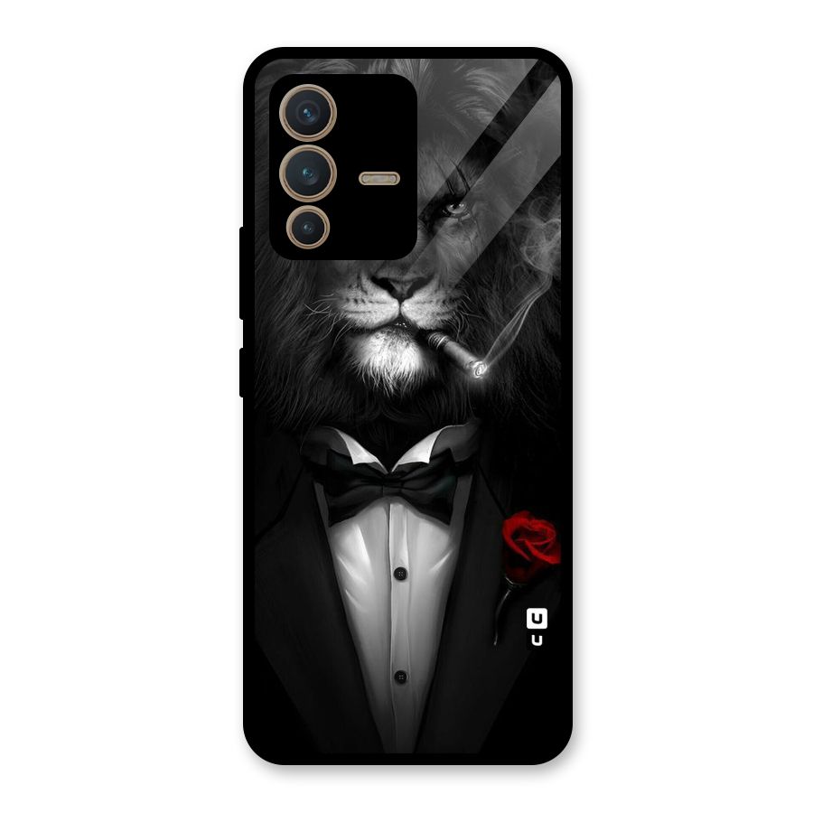 Lion Class Glass Back Case for Vivo V23 5G