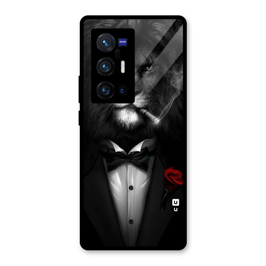 Lion Class Glass Back Case for Vivo X70 Pro Plus