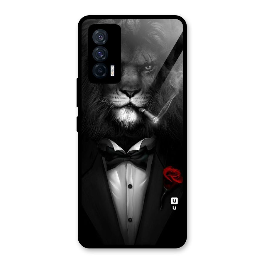 Lion Class Glass Back Case for Vivo iQOO 7 5G