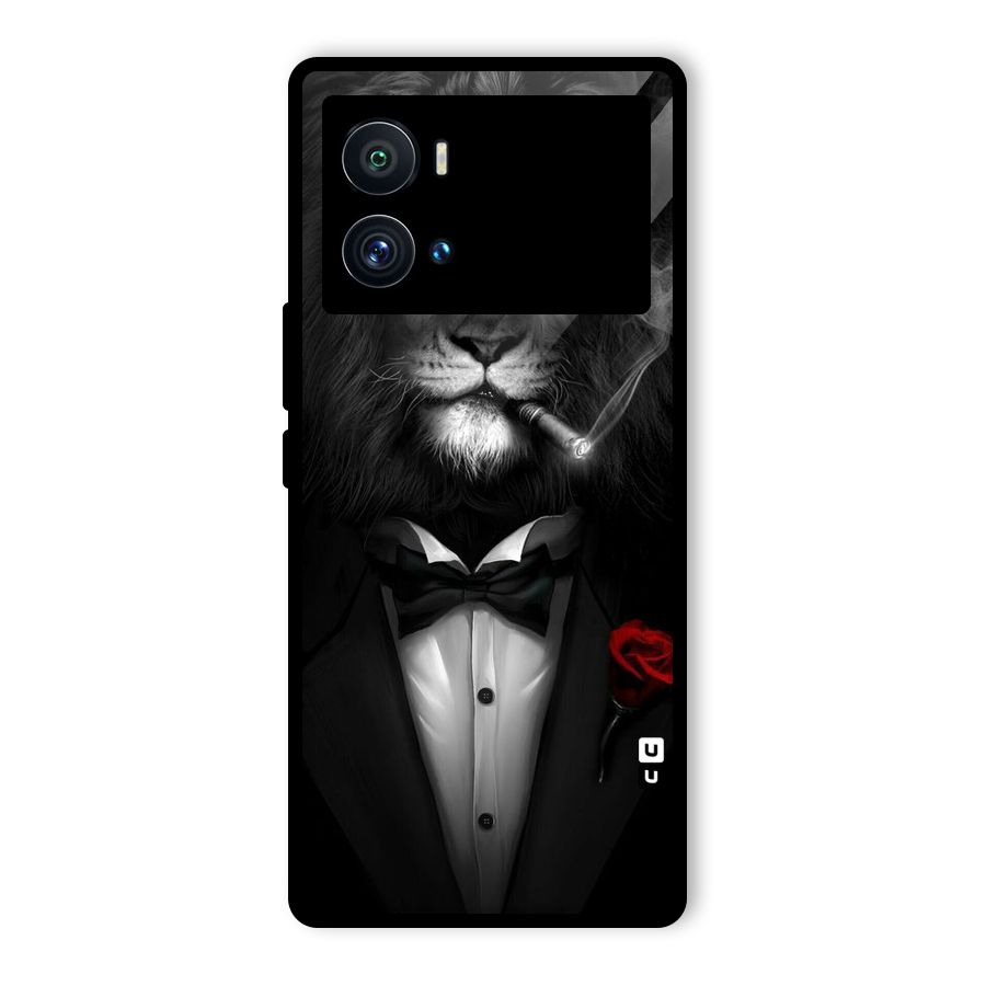 Lion Class Glass Back Case for Vivo iQOO 9 Pro