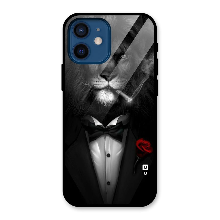 Lion Class Glass Back Case for iPhone 12 Mini