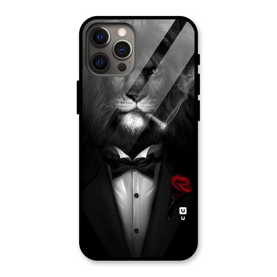 Lion Class Glass Back Case for iPhone 12 Pro Max
