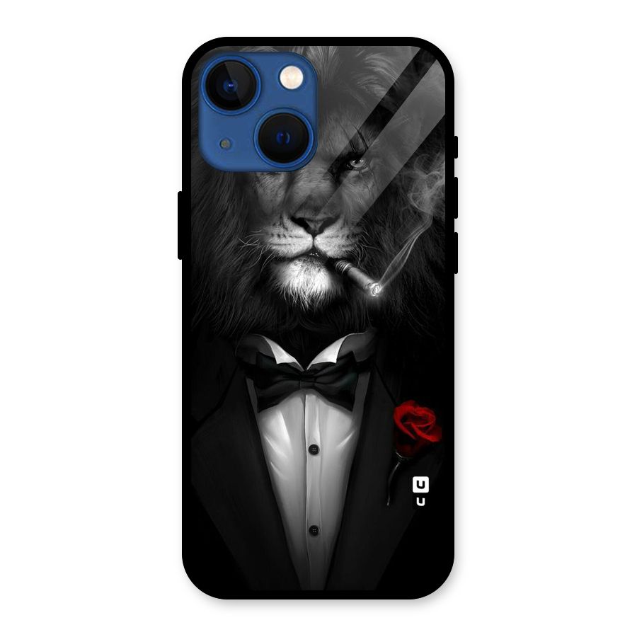 Lion Class Glass Back Case for iPhone 13 Mini