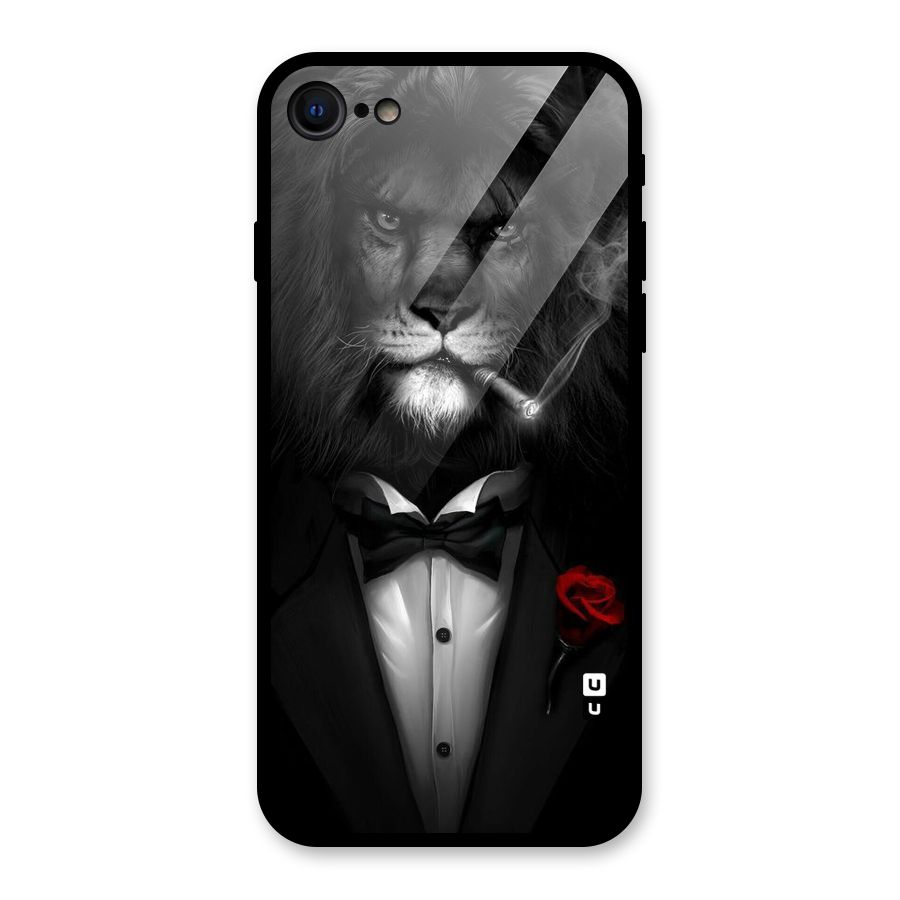 Lion Class Glass Back Case for iPhone SE 2022