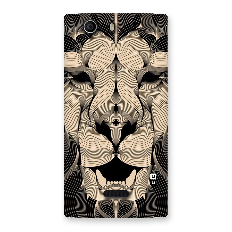 Lion Shape Design Back Case for Canvas Nitro 2 E311