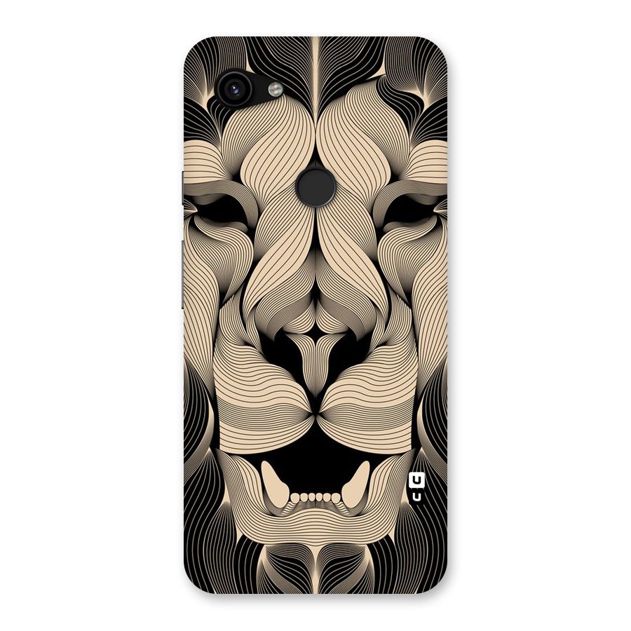 Lion Shape Design Back Case for Google Pixel 3a XL