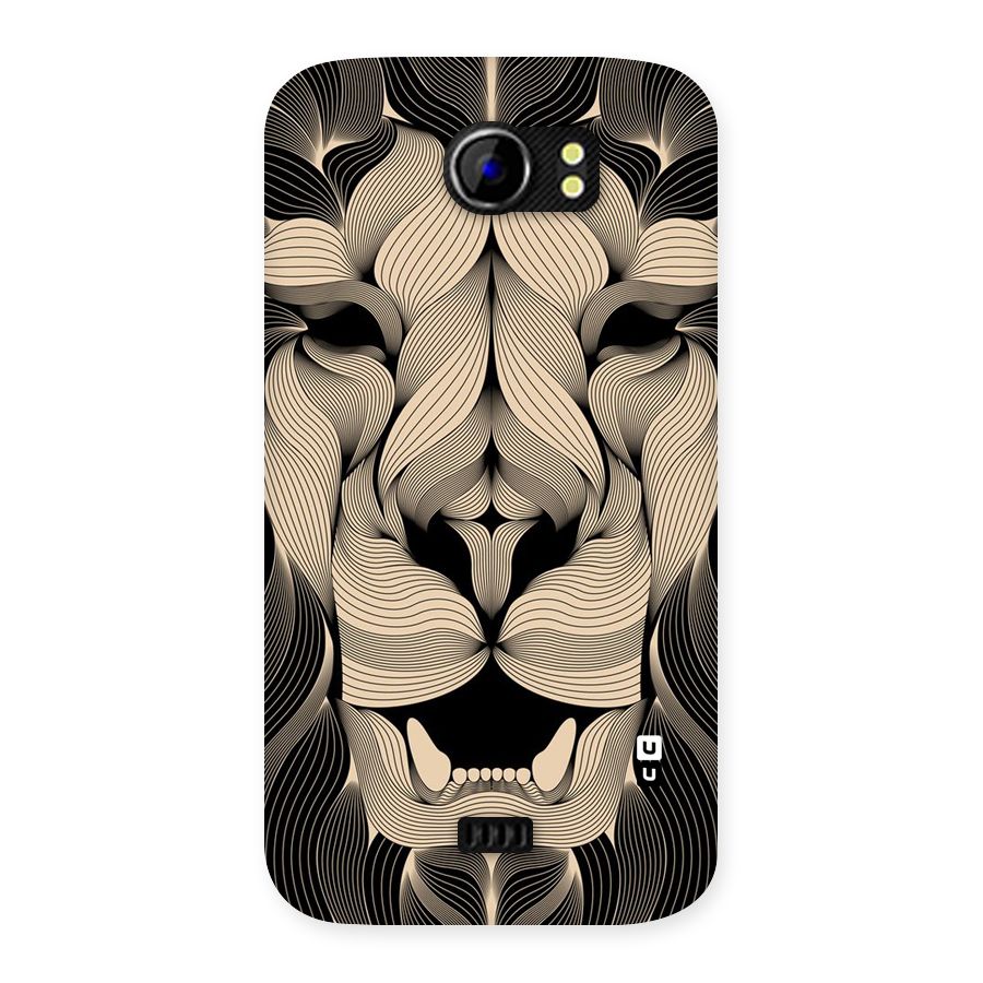 Lion Shape Design Back Case for Micromax Canvas 2 A110