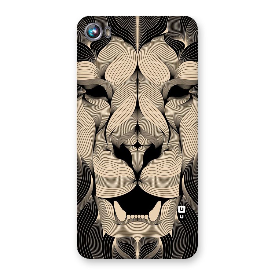 Lion Shape Design Back Case for Micromax Canvas Fire 4 A107