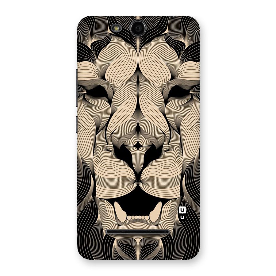 Lion Shape Design Back Case for Micromax Canvas Juice 3 Q392