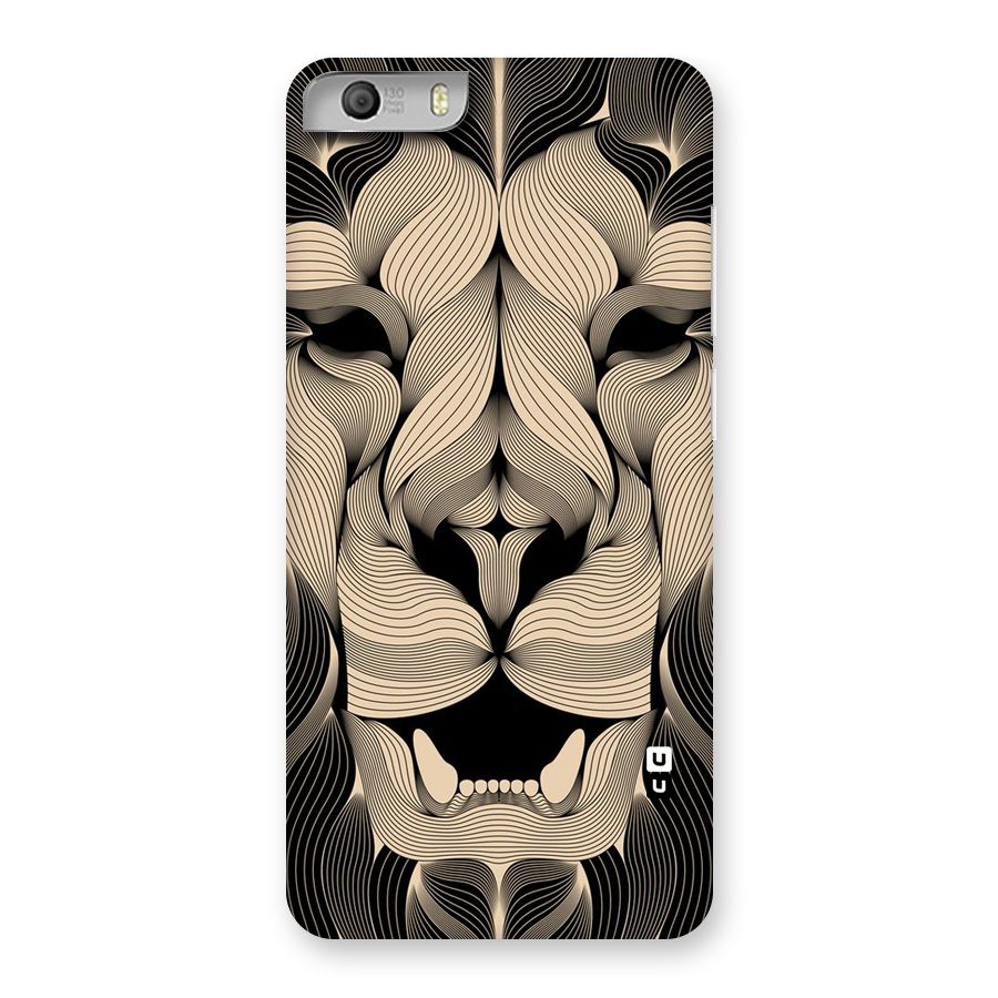 Lion Shape Design Back Case for Micromax Canvas Knight 2