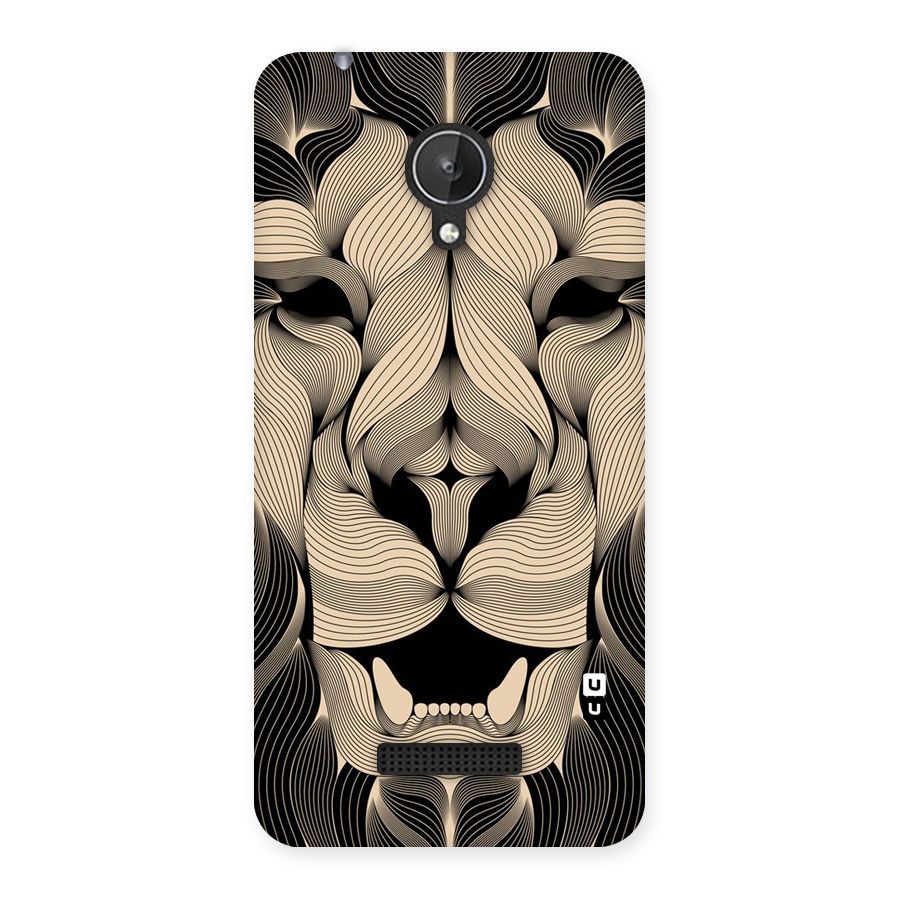 Lion Shape Design Back Case for Micromax Canvas Spark Q380