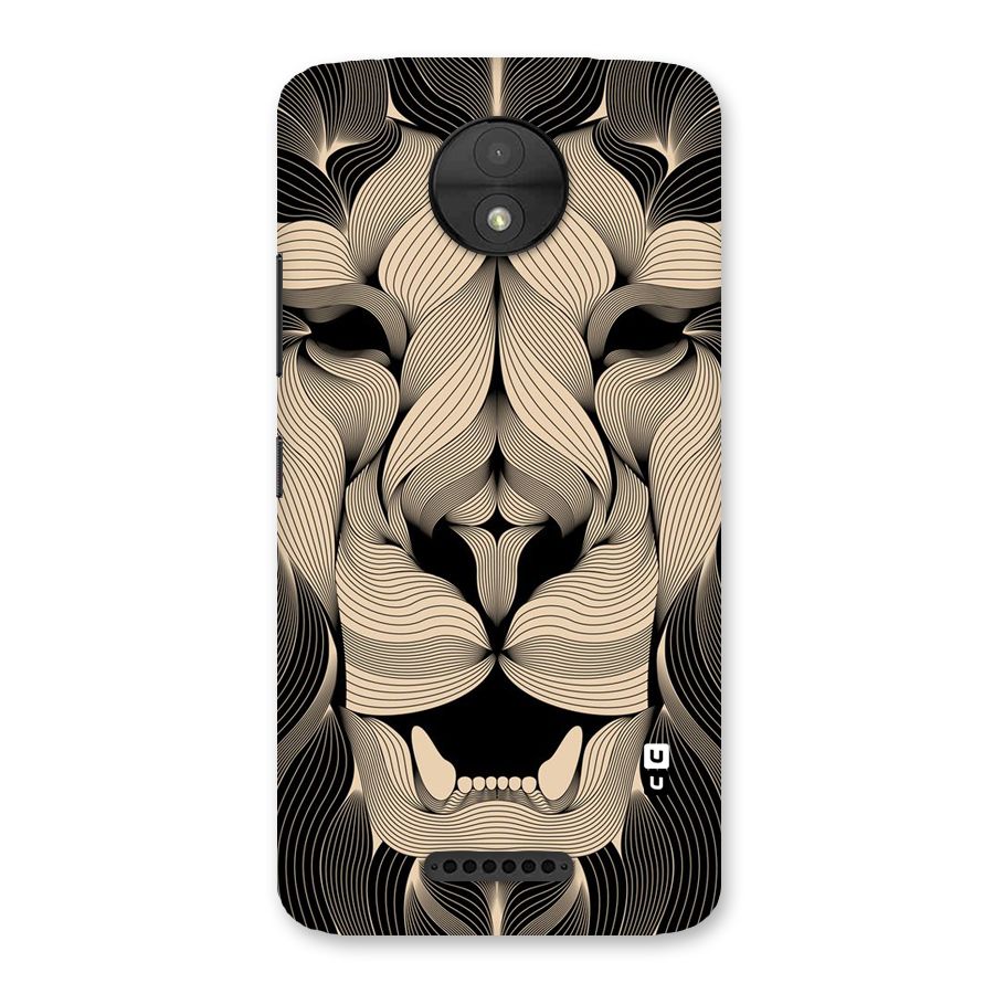 Lion Shape Design Back Case for Moto C