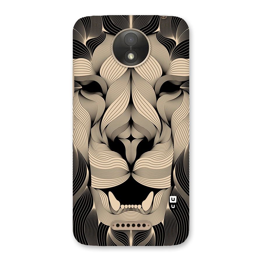 Lion Shape Design Back Case for Moto C Plus