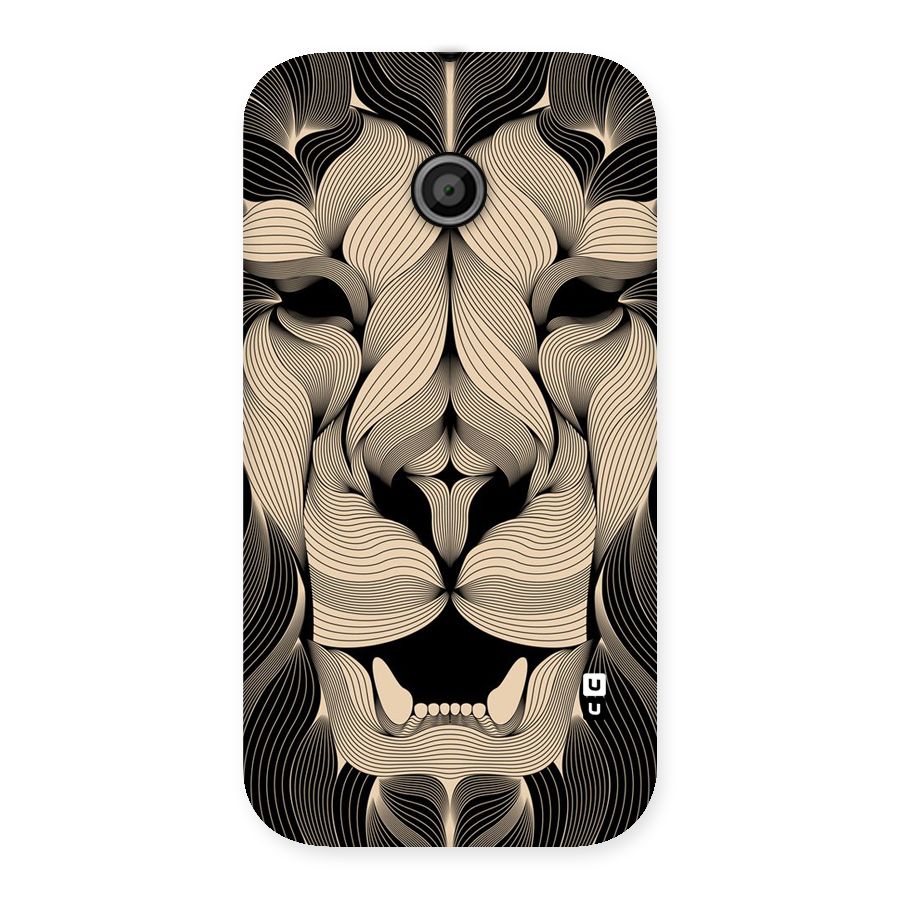 Lion Shape Design Back Case for Moto E
