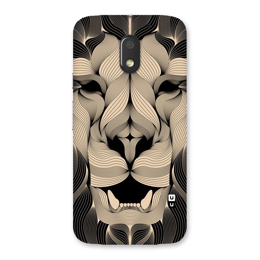 Lion Shape Design Back Case for Moto E3 Power