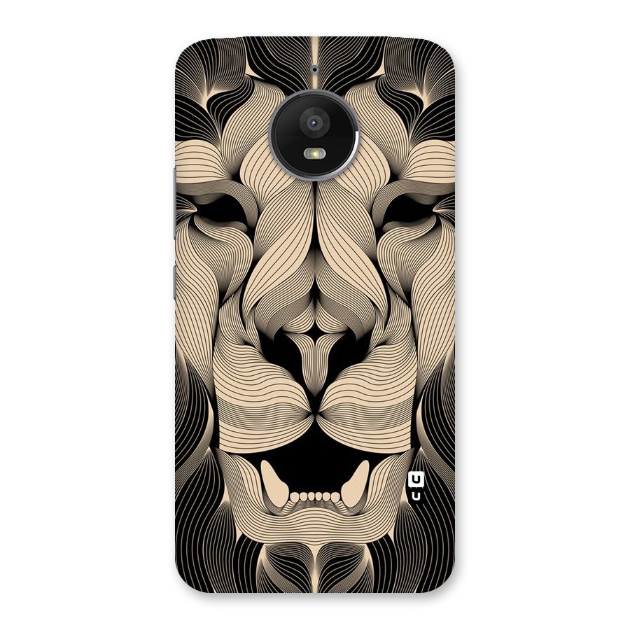 Lion Shape Design Back Case for Moto E4 Plus