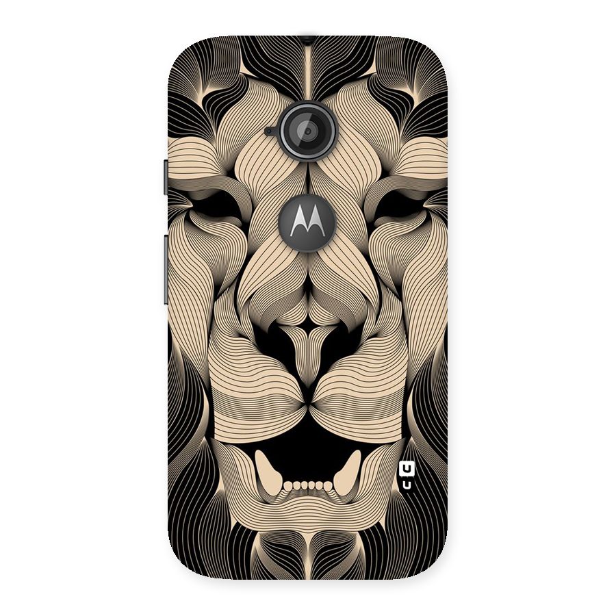 Lion Shape Design Back Case for Moto E 2nd Gen