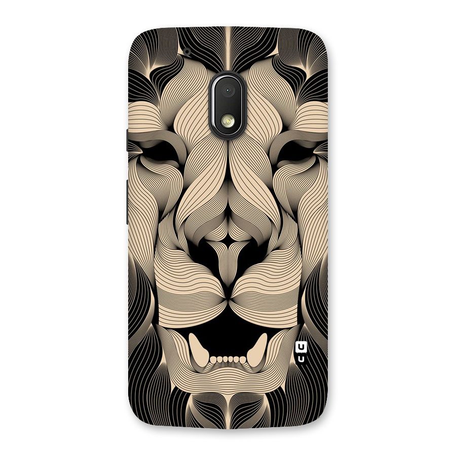 Lion Shape Design Back Case for Moto G4 Play