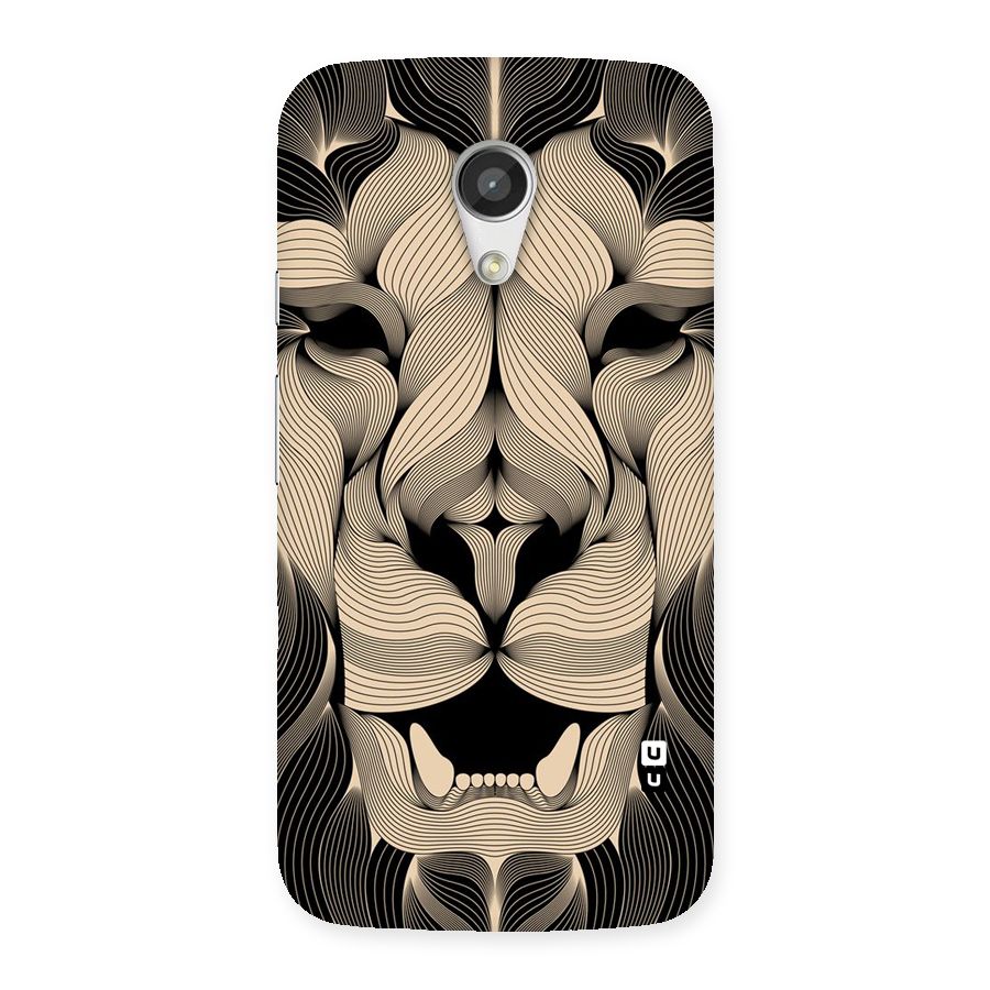 Lion Shape Design Back Case for Moto G 2nd Gen