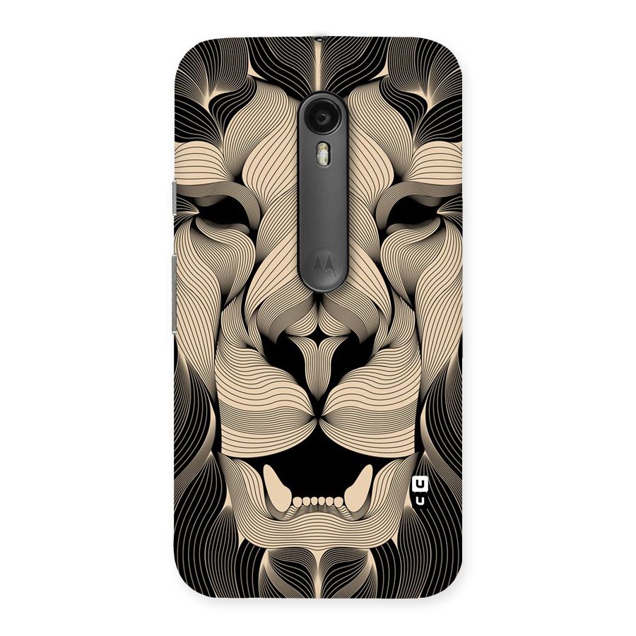 Lion Shape Design Back Case for Moto G Turbo