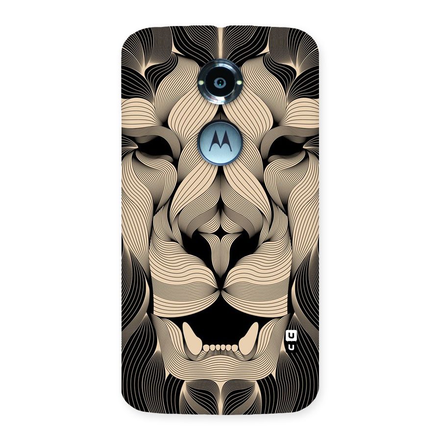 Lion Shape Design Back Case for Moto X 2nd Gen