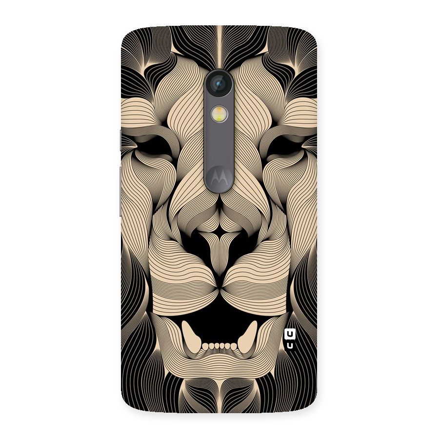 Lion Shape Design Back Case for Moto X Play