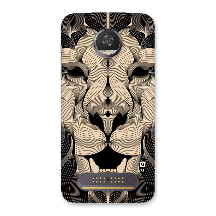 Lion Shape Design Back Case for Moto Z2 Play