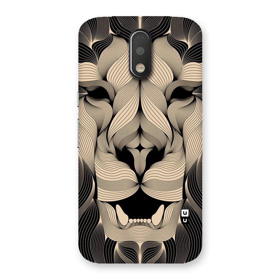 Lion Shape Design Back Case for Motorola Moto G4 Plus