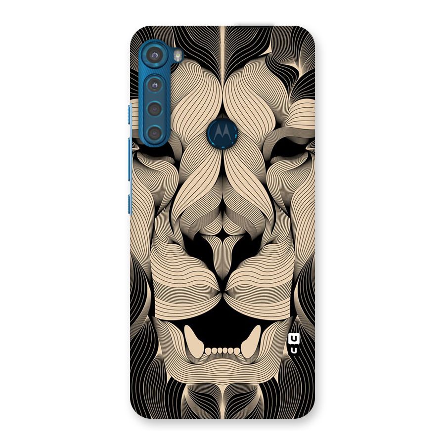 Lion Shape Design Back Case for Motorola One Fusion Plus