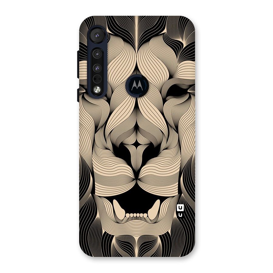 Lion Shape Design Back Case for Motorola One Macro
