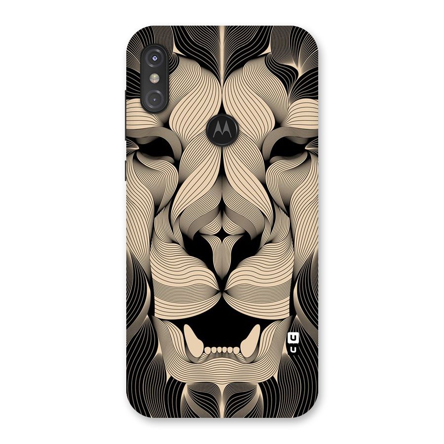 Lion Shape Design Back Case for Motorola One Power