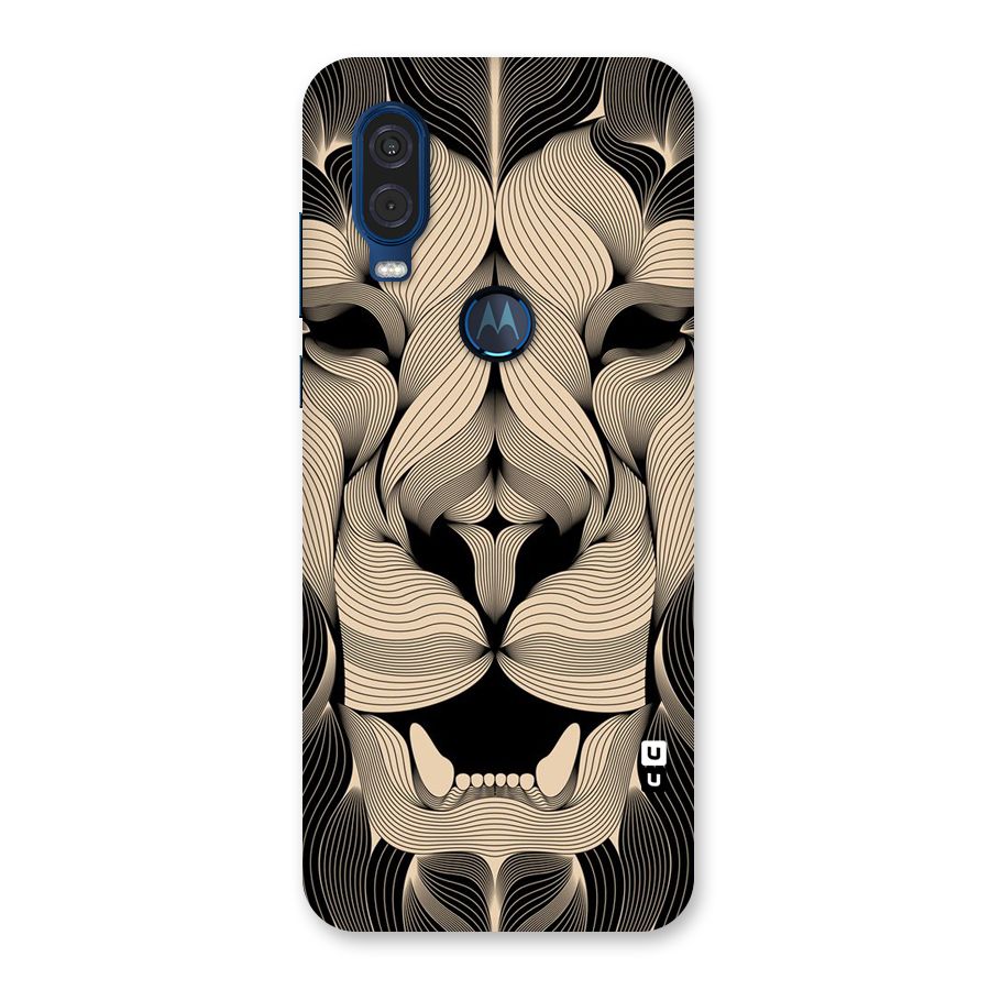 Lion Shape Design Back Case for Motorola One Vision