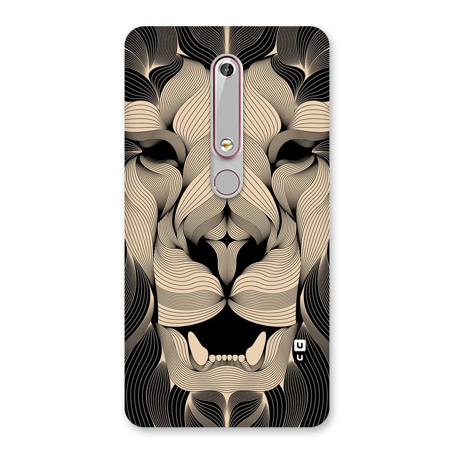 Lion Shape Design Back Case for Nokia 6.1