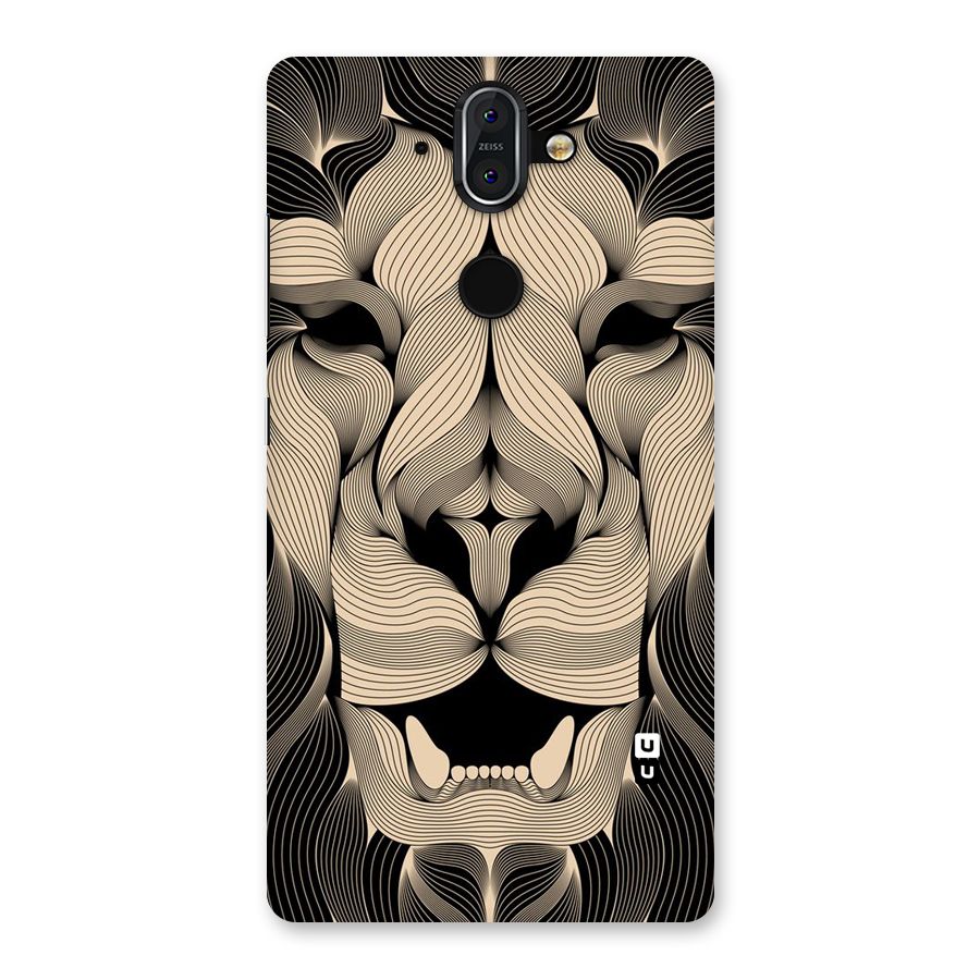 Lion Shape Design Back Case for Nokia 8 Sirocco