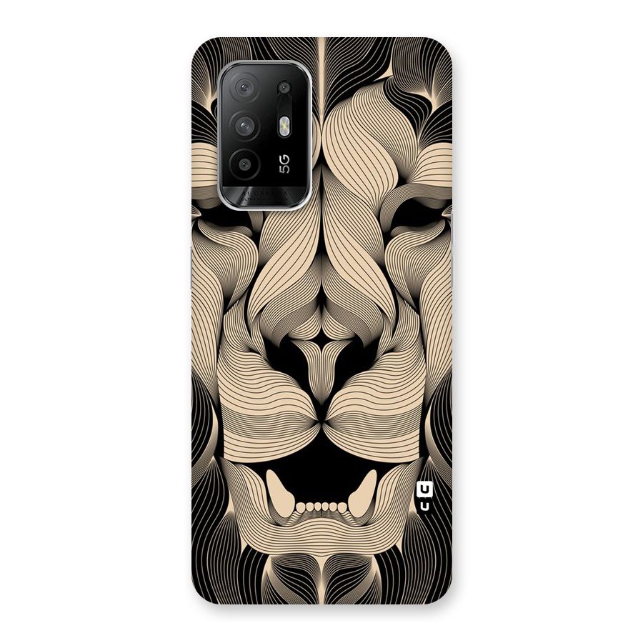 Lion Shape Design Back Case for Oppo F19 Pro Plus 5G