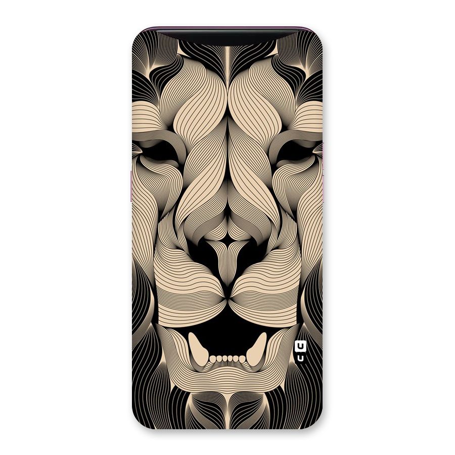Lion Shape Design Back Case for Oppo Find X