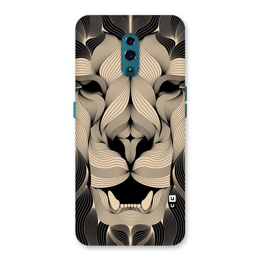 Lion Shape Design Back Case for Oppo Reno