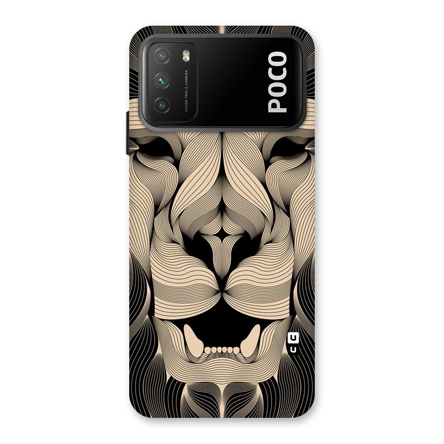 Lion Shape Design Back Case for Poco M3