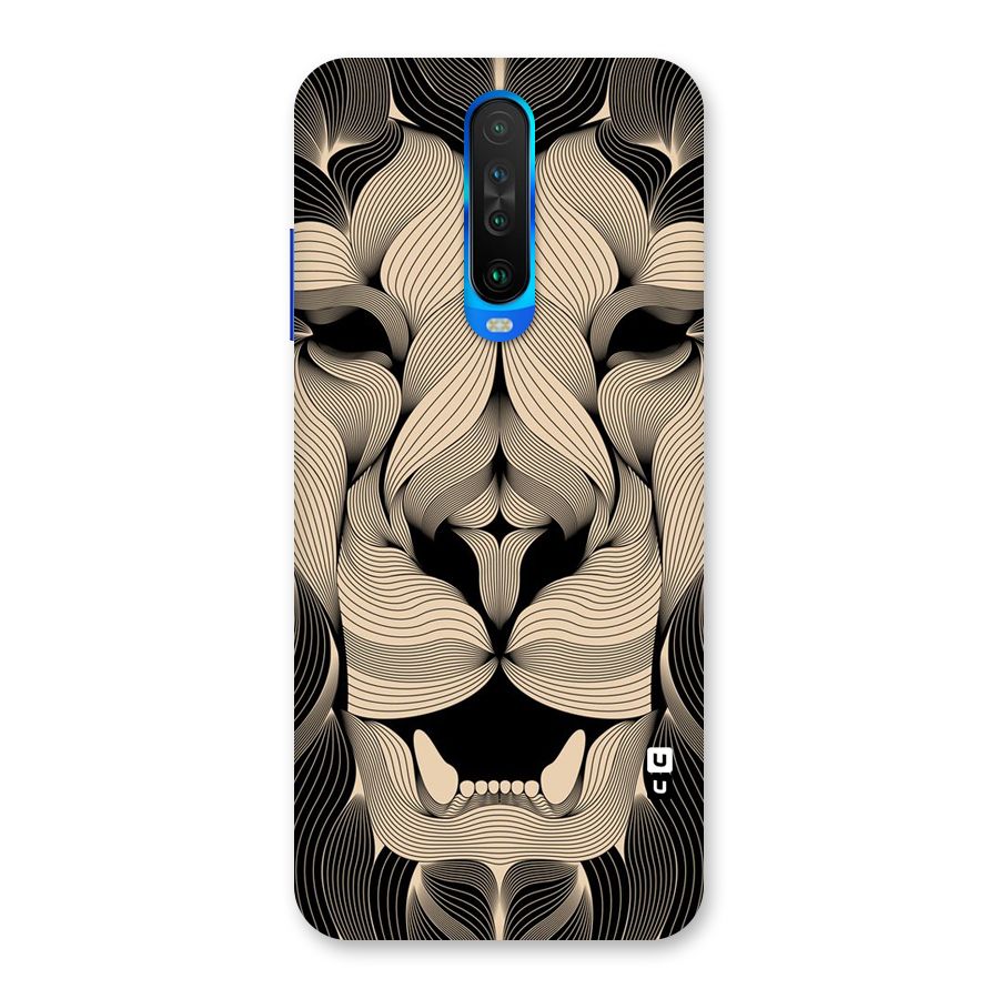 Lion Shape Design Back Case for Poco X2